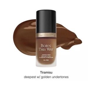 TOO FACED Born This Way Undetectable Medium/Full Coverage Foundation in Tiramisu